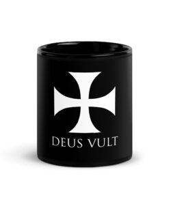 Taza DEUS VULT Blanco