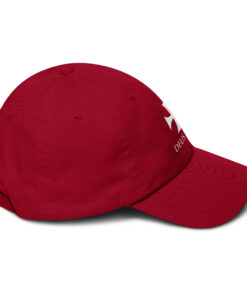 Gorra Deus Vult Roja_Lateral